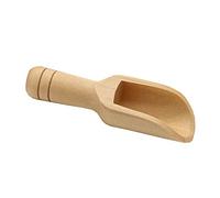 Petite cuillère à café à sucre en bois avec poignée ronde, cuillère à café, petite pelle à sel, à lait en poudre, cuillères à mesurer en bois pour condiments