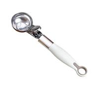 Petite cuillère à crème glacée - Cuillère de service pressable - Cuillère à boule de cuisson - Pour pâte à biscuits, pâte, fruits, desserts, maison, cuisine, restaurant, appartement
