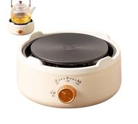 Petite Cuisinière Électrique - Chauffage Électrique Portable - Chauffe-Café Et Bouilloire À Thé Avec Contrôle Ajustable Pour Cuisine Voyage Fête Camping Pique-Nique Dortoir Hôtel Maison