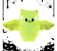Petite décoration en forme de citrouille, petit fantôme lumineux pour Halloween | Décoration de table diable en résine pour table à manger