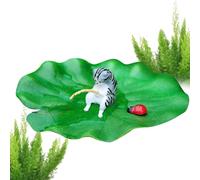 Petite Décoration pour Aquarium Flottant Chat à la Pêche | Décoration Mignonne Pour Réservoir À Betta pour Maison Bureau Restaurant Appartement Hôtel Amateurs de Pêche Pêcheurs Hommes