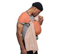 Petite écharpe de portage sans nœud Nude et caramel - Love Radius