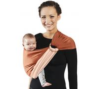 Petite écharpe de portage sans nœud Nude et caramel - Love Radius