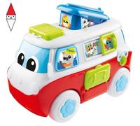 Chicco Jouet éducatif Ma première caravane bilingue – Interactif 6 boutons, espagnol/anglais 1-3 ans