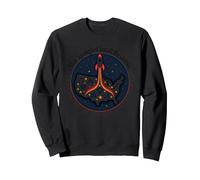 Petite Entreprise étoilée Sweatshirt, Unisexe pour Adultes, Noir, L