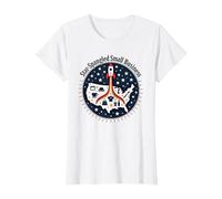 Petite Entreprise étoilée T-Shirt, Femme, Blanc, L