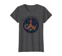 Petite Entreprise étoilée T-Shirt, Femme, Chiné Foncé, L