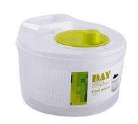 Petite essoreuse à salade, essoreuse à salade, essoreuse à laitue facile à , sèche-linge de capacité avec double couche, mélangeur à salade facile et à séchage rapide, essoreuse à