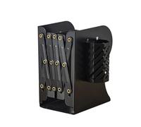 Petite étagère à livres de bureau, petite bibliothèque pour le bureau - Organiseur de bibliothèque télescopique | Organisateur de bureau en métal, étagère à livres de bureau avec S