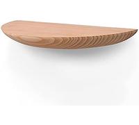 Petite Étagère en Bois Étagères Flottantes d'angle pour Mur Demi-Cercle Étagère Ronde en Bois De Pin Massif Rustique Ferme Étagères De Rangement Flottantes Fixées Au Mur pour Chambre Salon Salle D