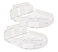 Petite étagère murale - 2 étagères murales pour moniteur, étagère de rangement avec support pour caméras de surveillance pour intérieur et extérieur, maison, chambre d'enfant, sommeil