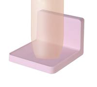 Petite étagère murale en acrylique - Étagères flottantes murales sans perçage - Étagère murale adhésive solide - Étagères de rangement murales cosmétiques pour salle de bain et cuisine