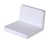 Petite étagère murale - Étagère de rangement flottante en acrylique épais, support de plan de travail de cuisine, porte-éponge de savon, plate-forme de présentation peu encombrante