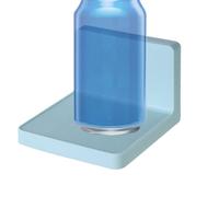 Petite étagère pour mur, étagère à rebord pour tableau Acrylique épaissi, | Étagères murales pour chambre à coucher Salle de bain Cuisine Chambre Dortoir
