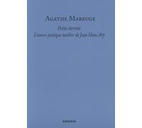 Petite éternité: L'oeuvre poétique tardive de Jean Hans Arp