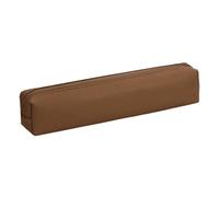 Petite étui crayon PU - Sac de rangement accessoires mignons et simples | Pouche à fermeture éclair | Maquillage d'organisateur portable et compact, pinceaux, stylos à sourcils et rouge à lèvres