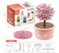 Petite expérience scientifique : plantation de cristaux, arbre magique, école primaire, bricolage, cadeau