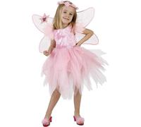 Petite fée costume d'enfant elfe rose