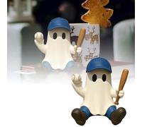 Petite figurine décorative de Noël pour la maison - Pièce d'art unique - Idée parfaite - Grande statue de nain de jardin (Blanc2, 10. 00)