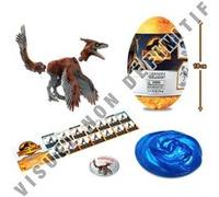 Character Options – Jouet Jurassic World Dominion : dinosaure dans son œuf, slime 10cm – Dès 3 ans
