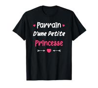 Petite fille a son parrain d'une petite princesse T-Shirt