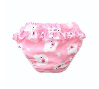 Petite Fille Enfants Maillot de Bain - New Maillot de Bain 3 pièces Robe pour Filles Top col Halter sans Manches Adolescent Gainant Ventre Plat Fleur Coton Chic et élégant Fluide Swimwear Set Girl