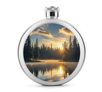 Petite fiole à whisky portable en acier inoxydable anti-fuite pour fête de mariage, témoin d'honneur, cadeau de demoiselle d'honneur, 140 ml