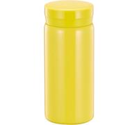 Petite Flasque, Jolie Bouteille D'eau Isotherme Pour Boissons Chaudes Et Froides, Garde Au Chaud Et Au Froid Pendant 12 H Et 6 H Au Froid (Jaune, 200 Ml)