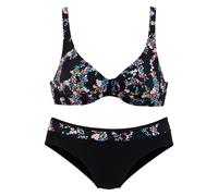 PETITE FLEUR Bikini mélange de couleurs / noir, Taille M-L