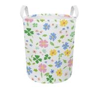 Petite fleur bleuecorbeille à linge sale