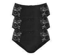 PETITE FLEUR Culotte noir, Taille XXXL