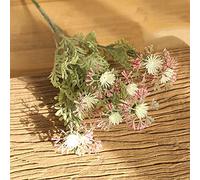 Petite fleur de chrysanthème sauvage artificielle, pour maison, salon, balcon, plantes vertes, décorations de mariage (rose rouge)