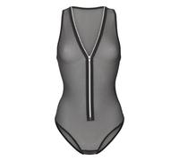 PETITE FLEUR GOLD Body noir, Taille XS