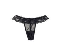 PETITE FLEUR GOLD String noir, Taille XS-S