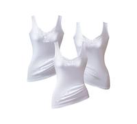 PETITE FLEUR Maillot de corps blanc, Taille XL