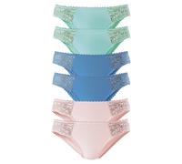 PETITE FLEUR Slip bleu / jade / rose, Taille XL