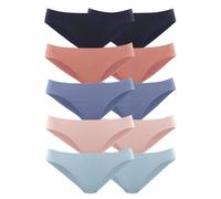 PETITE FLEUR Slip marine / bleu roi / bleu clair / saumon / rose ancienne, Taille L