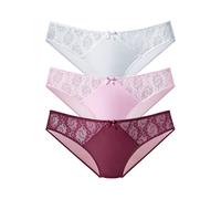 PETITE FLEUR Slip mûre / rose / blanc, Taille XS