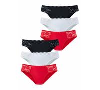 PETITE FLEUR Slip rouge / noir / blanc, Taille XS