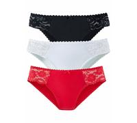 PETITE FLEUR Slip rouge / noir / blanc, Taille XXL