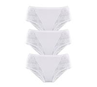 PETITE FLEUR Slip scultant blanc, Taille XL