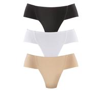 PETITE FLEUR Slip scultant nude / noir / blanc, Taille S
