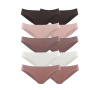 PETITE FLEUR Slip violet / blanc, Taille XS