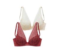 PETITE FLEUR Soutien-gorge crème / rouge, Taille 85