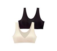 PETITE FLEUR Soutien-gorge d’allaitement crème / noir, Taille 75