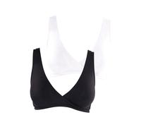 PETITE FLEUR Soutien-gorge d’allaitement noir / blanc, Taille 70