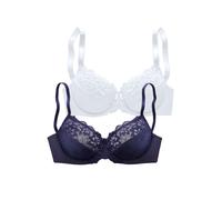 PETITE FLEUR Soutien-gorge marine / blanc, Taille 100