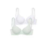 PETITE FLEUR Soutien-gorge menthe / blanc, Taille 75