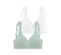 PETITE FLEUR Soutien-gorge menthe / blanc, Taille 75