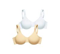 PETITE FLEUR Soutien-gorge minimiseur beige / blanc, Taille 100